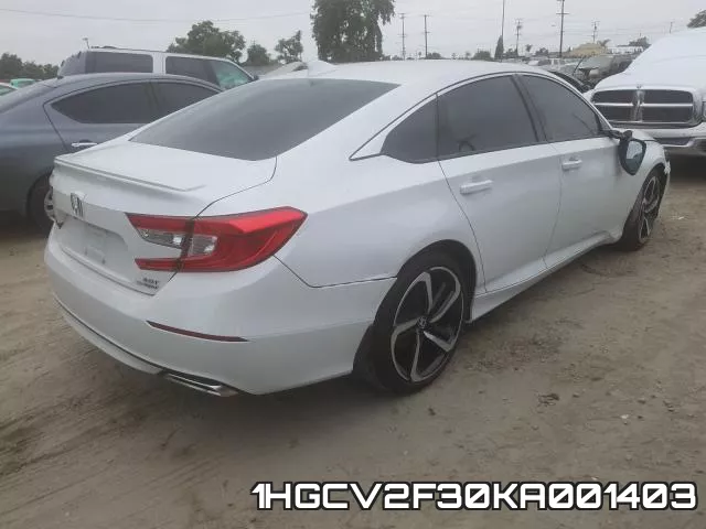 1HGCV2F30KA001403 фото 5