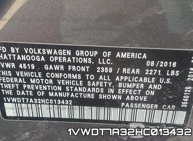 1VWDT7A32HC013432 фото 10
