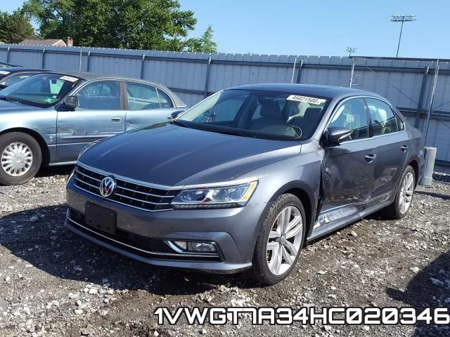 1VWGT7A34HC020346 фото 3