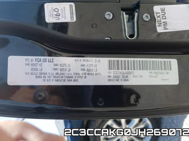 2C3CCAKG0JH269072 фото 2