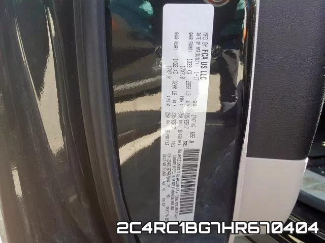 2C4RC1BG7HR670404 фото 2
