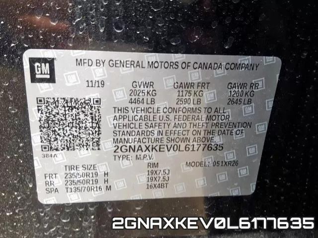 2GNAXKEV0L6177635 фото 2