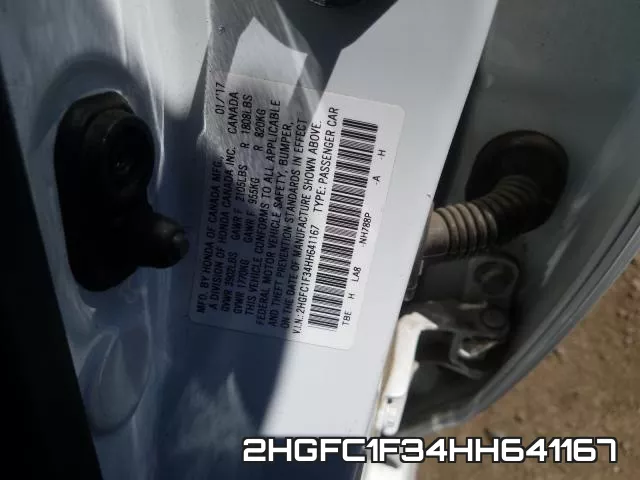 2HGFC1F34HH641167 фото 2