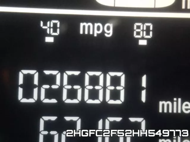 2HGFC2F52HH549773 фото 9