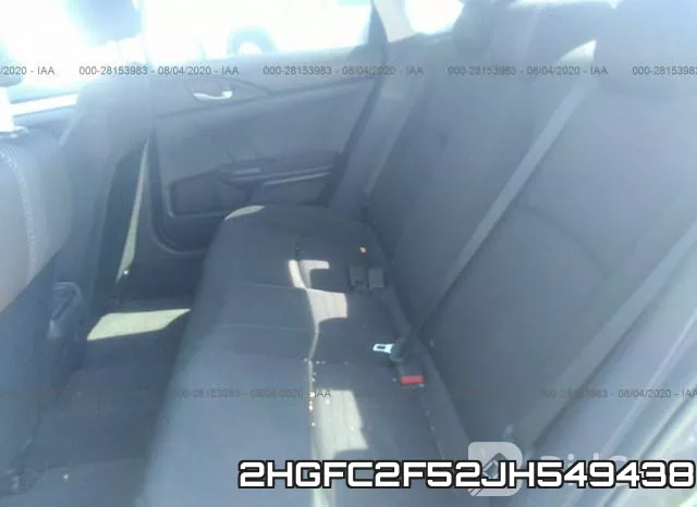 2HGFC2F52JH549438 фото 9