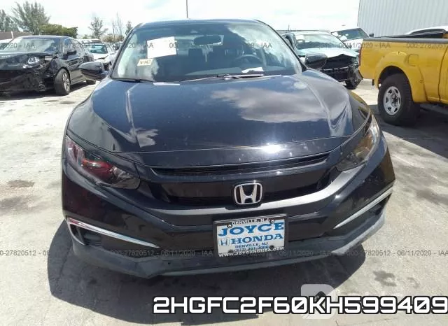 2HGFC2F60KH599409 фото 7