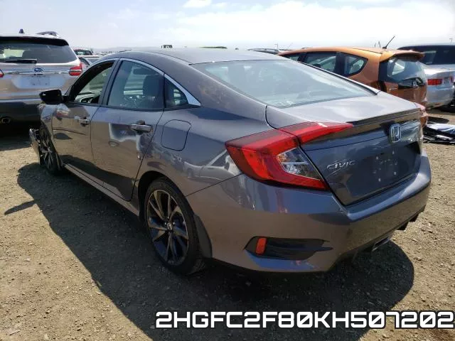 2HGFC2F80KH507202 фото 4