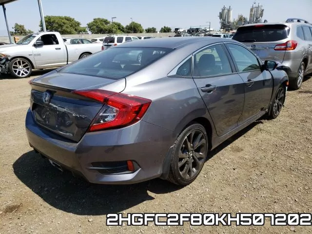 2HGFC2F80KH507202 фото 5