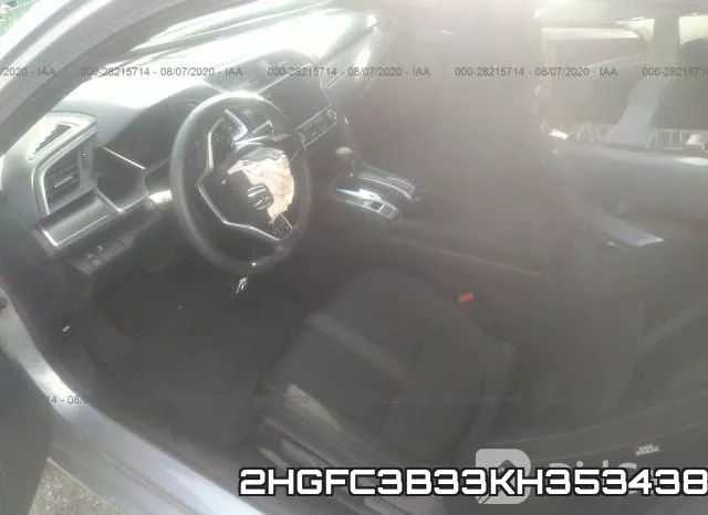 2HGFC3B33KH353438 фото 6
