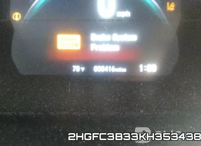 2HGFC3B33KH353438 фото 8