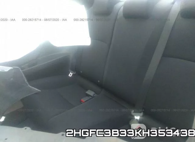 2HGFC3B33KH353438 фото 9