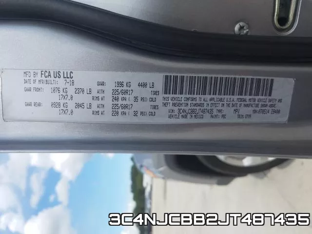 3C4NJCBB2JT487435 фото 2