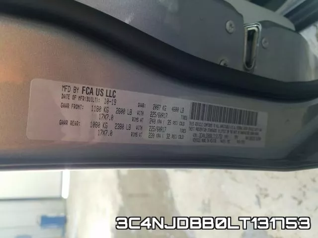 3C4NJDBB0LT131753 фото 2