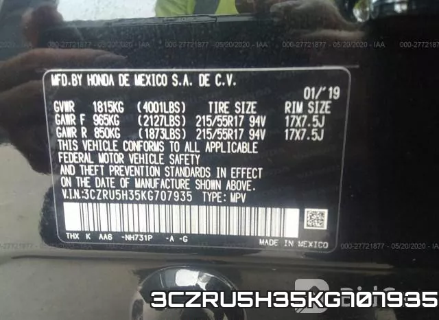 3CZRU5H35KG707935 фото 10