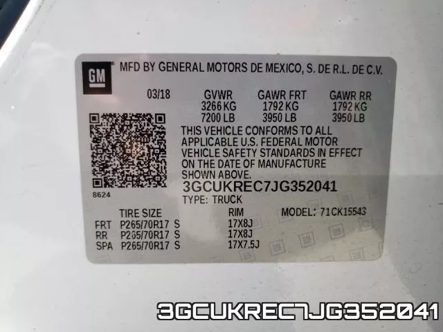 3GCUKREC7JG352041 фото 2