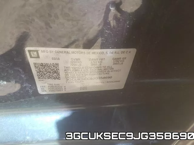 3GCUKSEC9JG358690 фото 2
