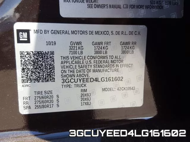 3GCUYEED4LG161602 фото 2