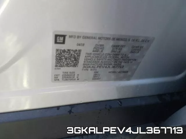3GKALPEV4JL367713 фото 2