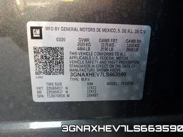 3GNAXHEV7LS663590 фото 2