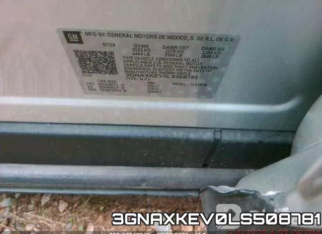3GNAXKEV0LS508781 фото 10