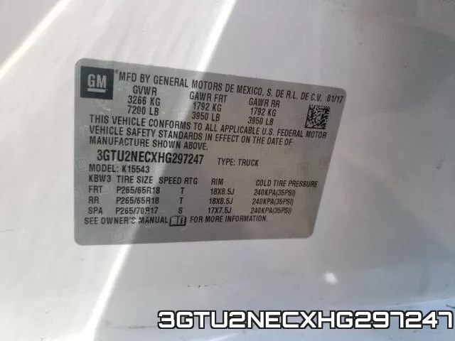 3GTU2NECXHG297247 фото 2