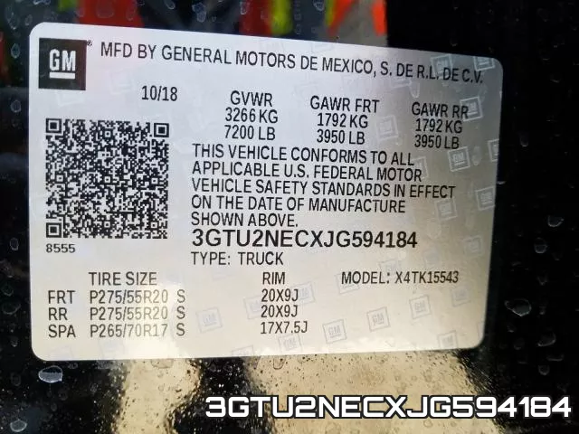3GTU2NECXJG594184 фото 2