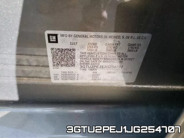 3GTU2PEJ1JG254707 фото 2