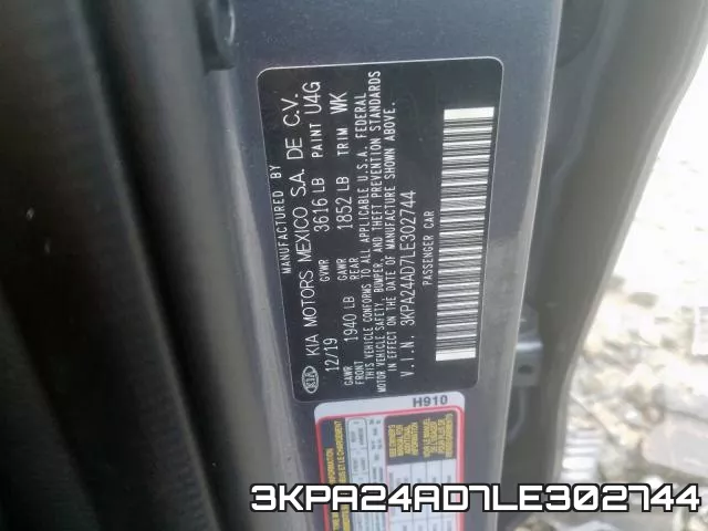 3KPA24AD7LE302744 фото 2