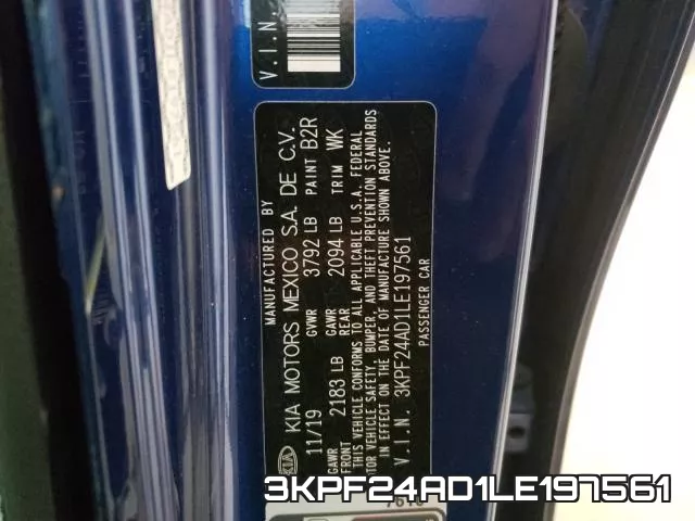 3KPF24AD1LE197561 фото 2