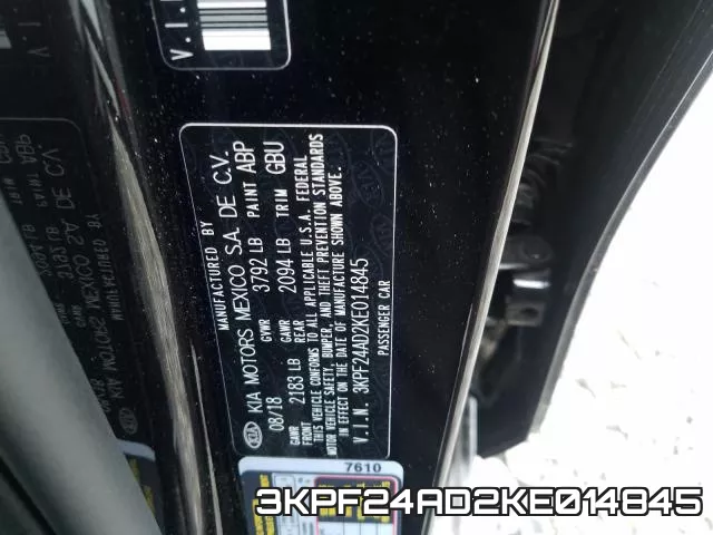 3KPF24AD2KE014845 фото 2