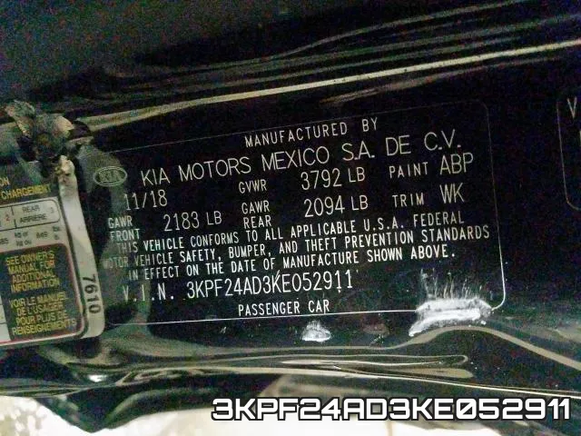 3KPF24AD3KE052911 фото 2