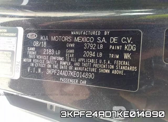 3KPF24AD7KE014890 фото 10