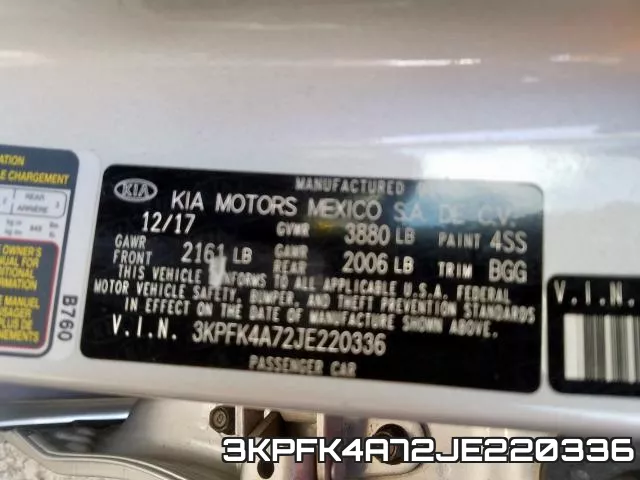 3KPFK4A72JE220336 фото 2