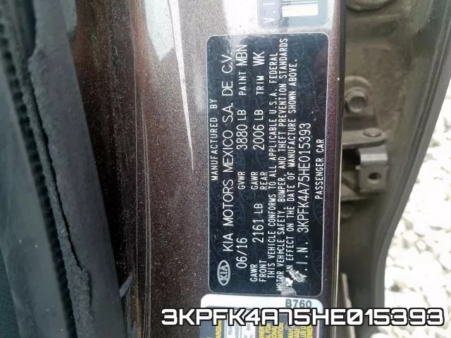 3KPFK4A75HE015393 фото 2
