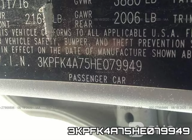 3KPFK4A75HE079949 фото 10