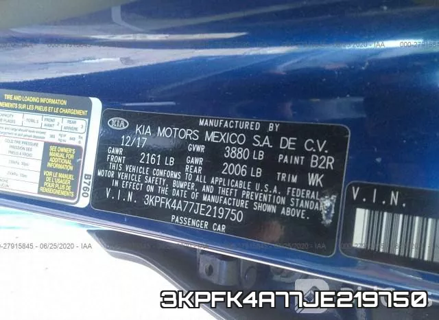 3KPFK4A77JE219750 фото 10
