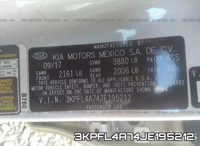3KPFL4A74JE195212 фото 10