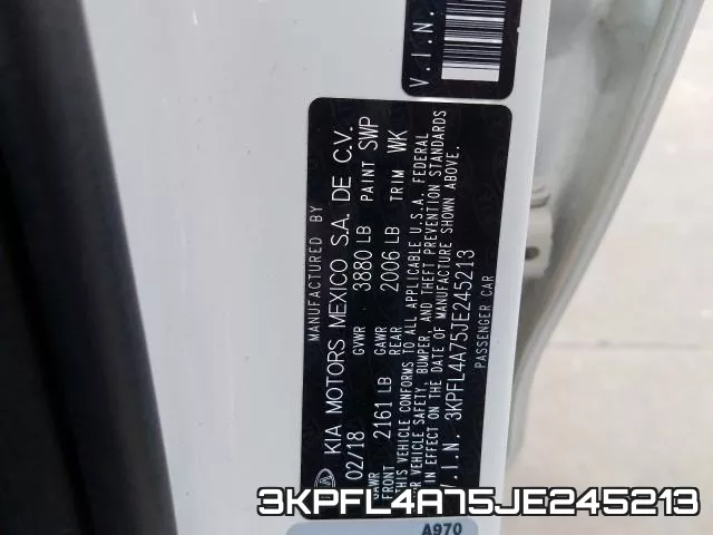 3KPFL4A75JE245213 фото 2