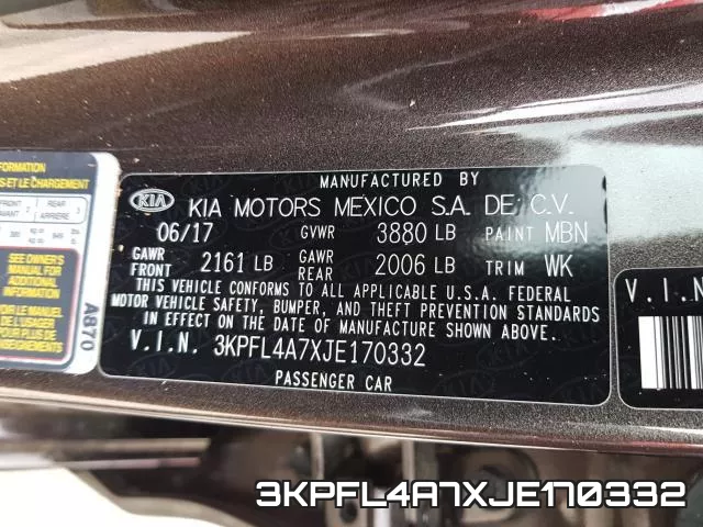 3KPFL4A7XJE170332 фото 2