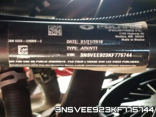 3NSVEE923KF775744 фото 2