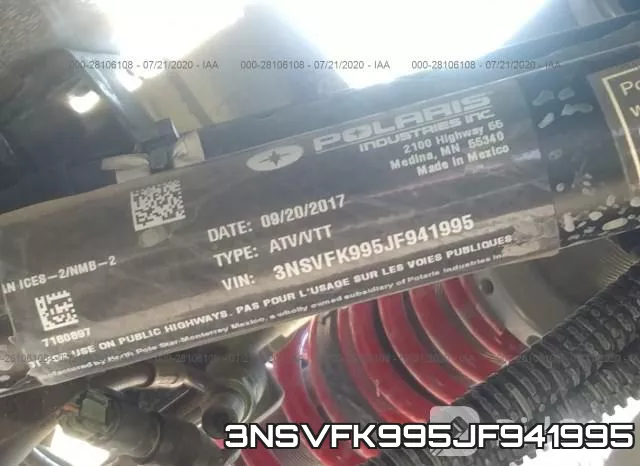 3NSVFK995JF941995 фото 2