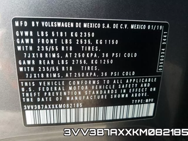 3VV3B7AXXKM082185 фото 2