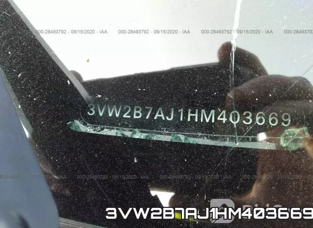 3VW2B7AJ1HM403669 фото 10