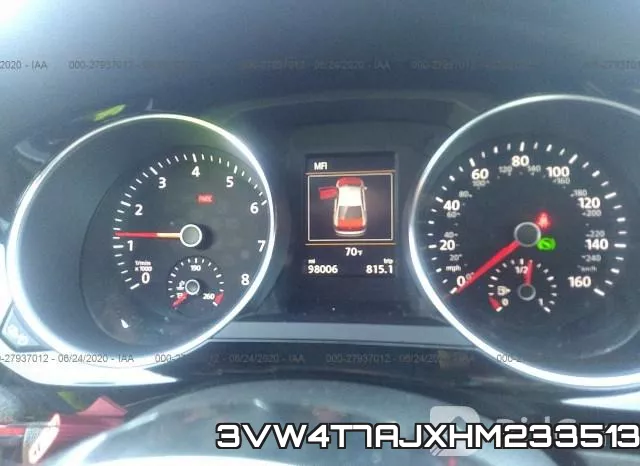3VW4T7AJXHM233513 фото 8