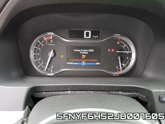 5FNYF6H52JB007605 фото 9
