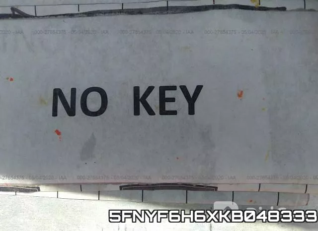 5FNYF6H6XKB048333 фото 8