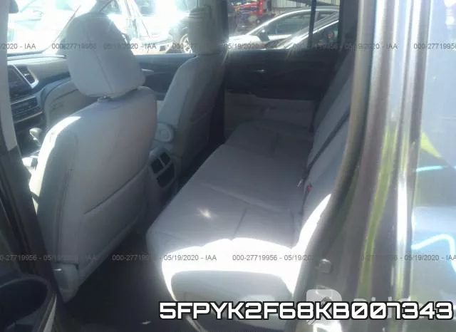 5FPYK2F68KB007343 фото 9