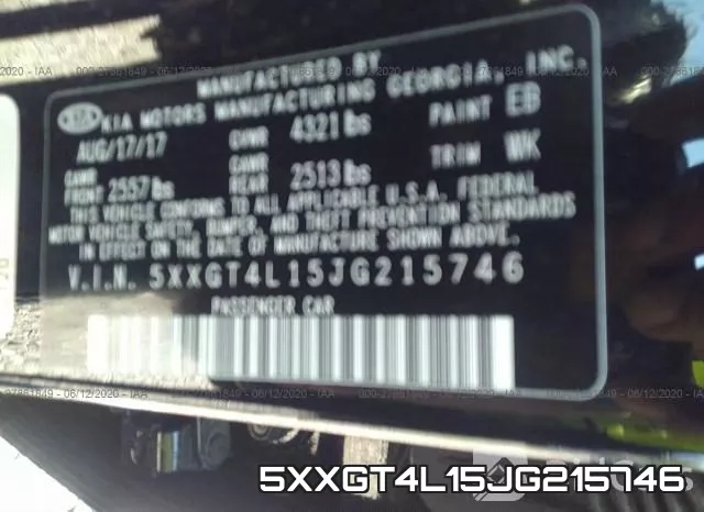 5XXGT4L15JG215746 фото 10