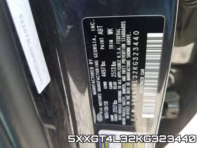 5XXGT4L32KG323440 фото 2