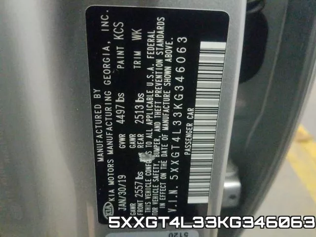 5XXGT4L33KG346063 фото 2